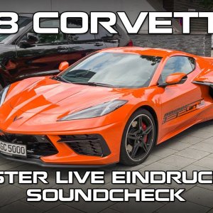 C8 CORVETTE - Erster Live Eindruck & Soundcheck