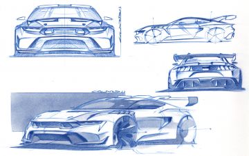 Mustang-GTD-Sketch-Board